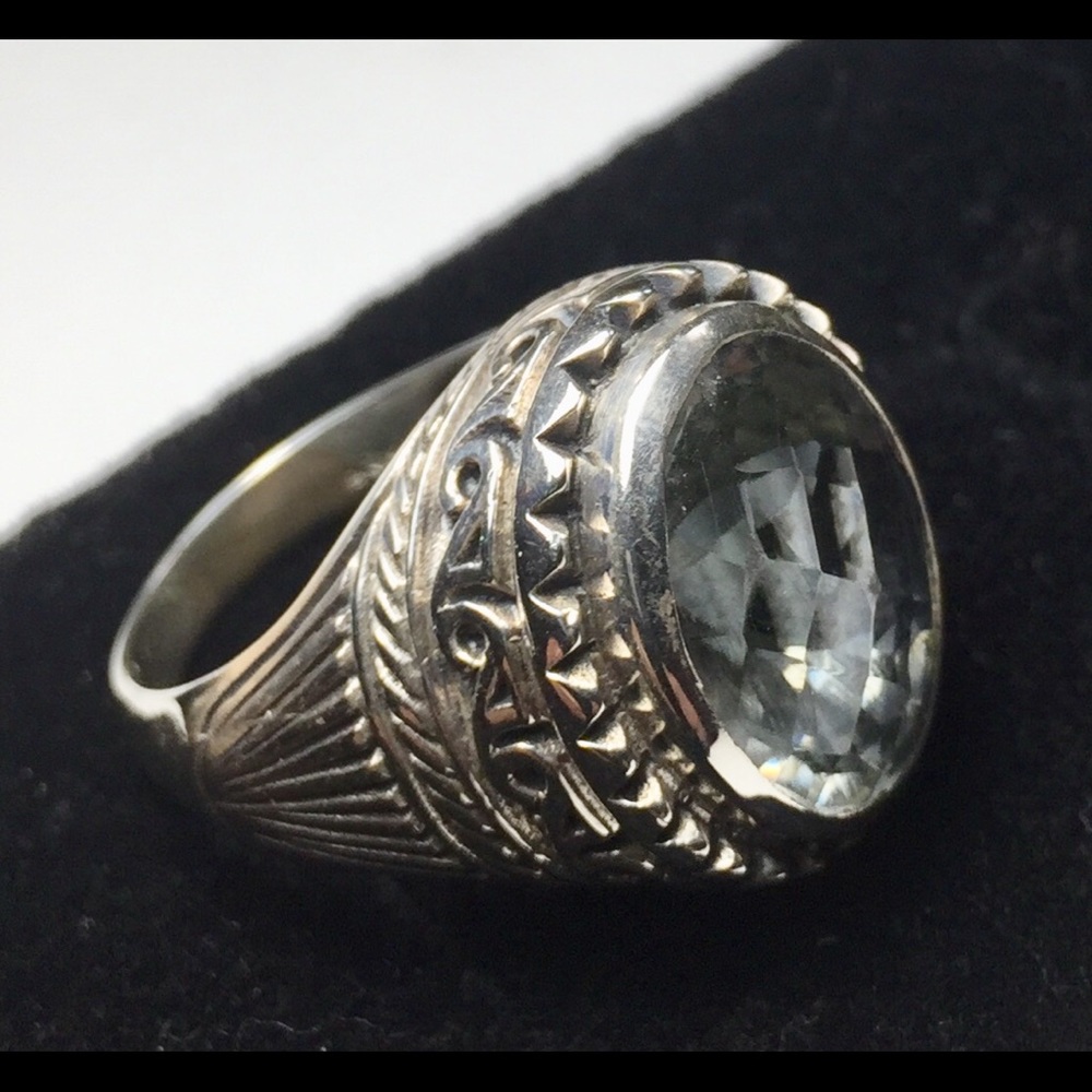 White Topaz & 925 Silver